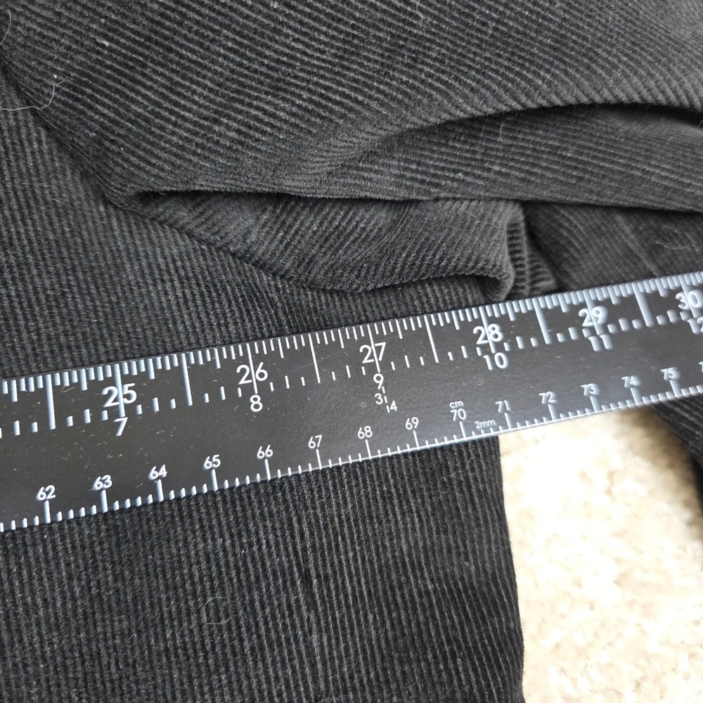 Andrew Fezza Men's 54L Corduroy Blazer Black Two Button Sport Coat Jacket Lined - Picture 7 of 11
